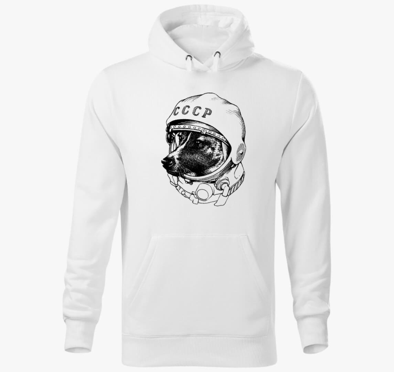 Lajka pulover s kapuco