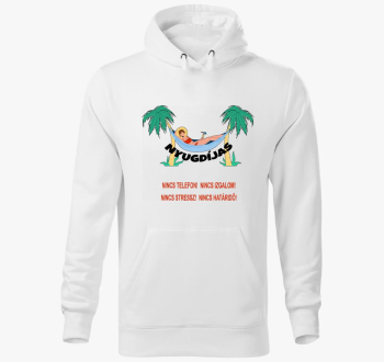 Upokojeni sem pulover s kapuco