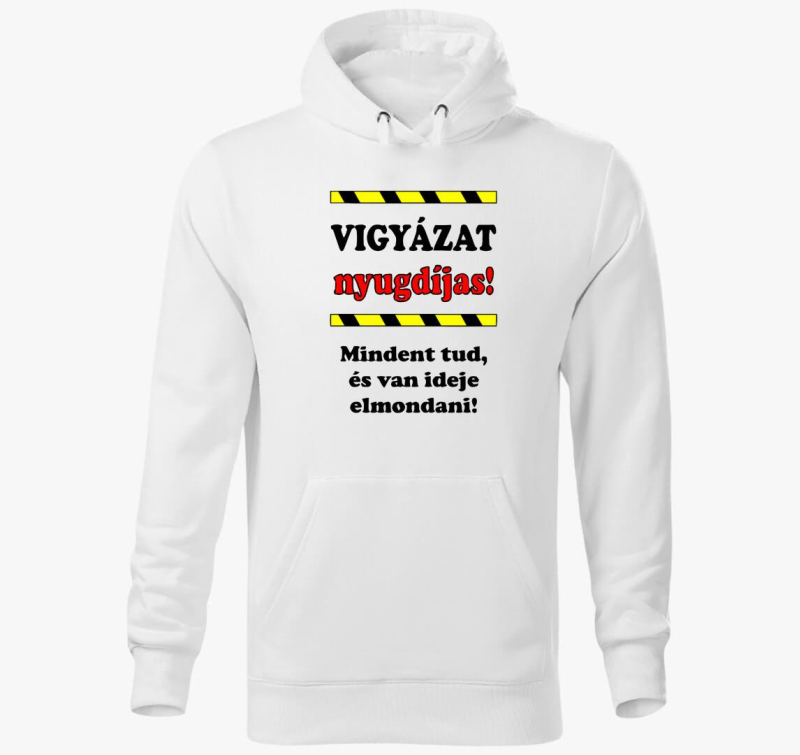 upokojeni pulover s kapuco