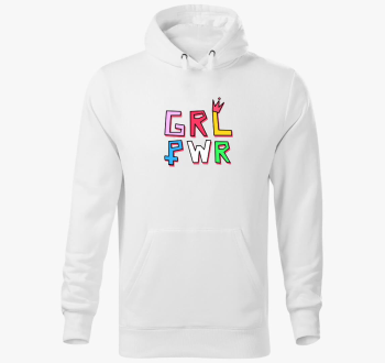Girl power pulover s kapuco