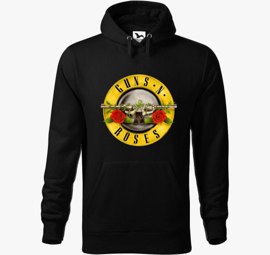 Guns N' Roses pulover s kapuco