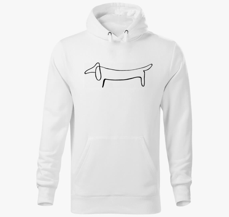 egyvonalas rajz pulover s kapuco