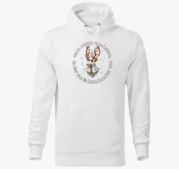 szarvasos lovec pulover s kapuco