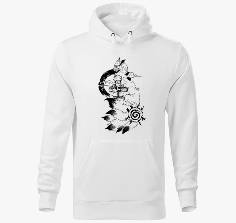 Naruto in Kyuubi pulover s kapuco