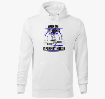 legjobbak lesznek informatikusok pulover s kapuco