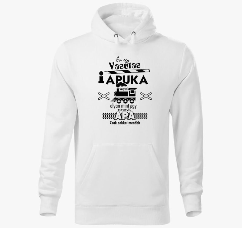 Železničar apuka pulover s kapuco