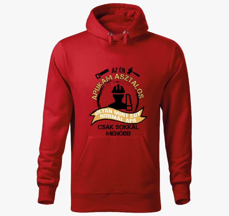 Asztalos pulover s kapuco