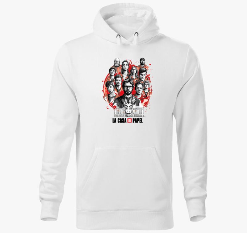 nagy - La Casa de Papel pulover s kapuco