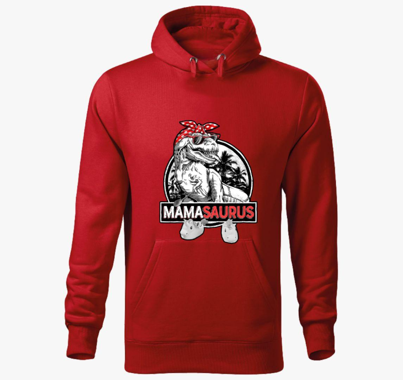 Mama saurus pulover s kapuco