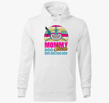 Mommy shark pulover s kapuco