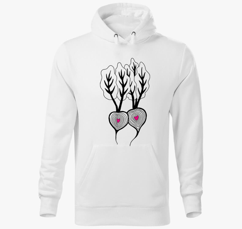 vonalrajzos pulover s kapuco