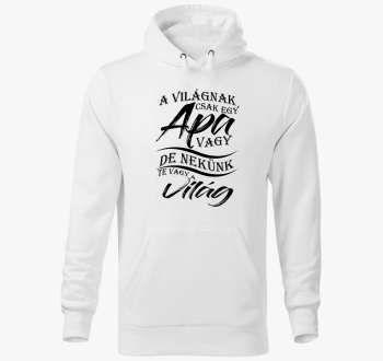 Oče pulover s kapuco