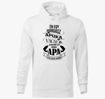 Ribič apuka pulover s kapuco