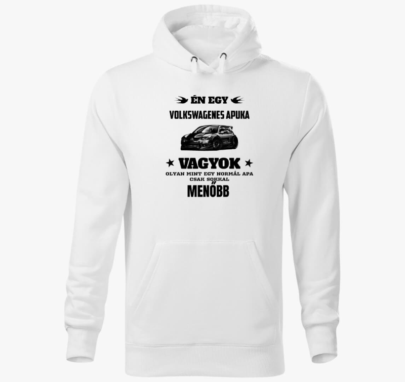 Volkswagenes apuka pulover s kapuco