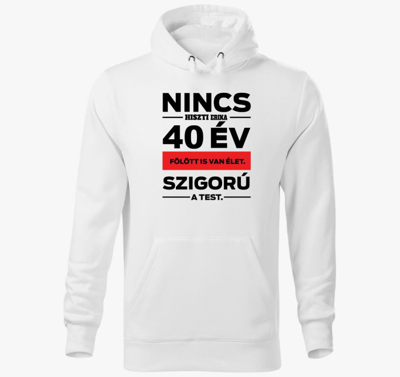 Nincs hiszti! pulover s kapuco in