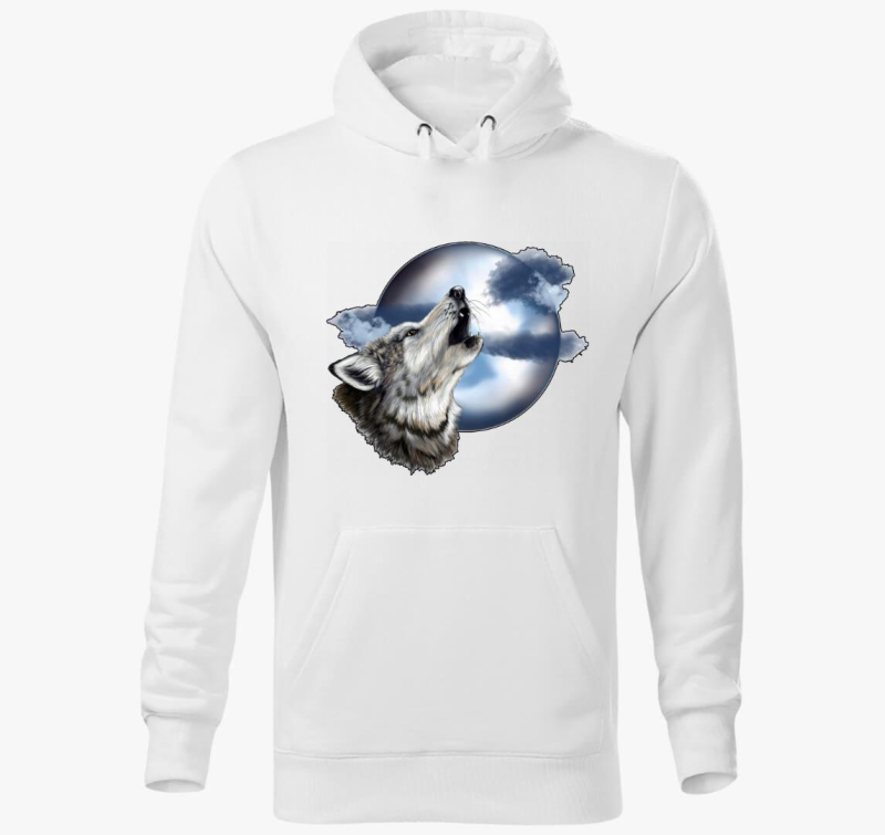 Holdat farkas pulover s kapuco