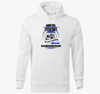 Legjobbak lesznek kamionosok pulover s kapuco