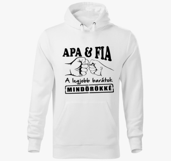 Oče in Fia legjobb pulover s kapuco