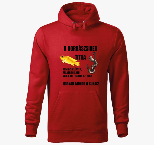 Sikeres ribič pulover s kapuco...