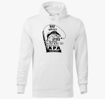 Ribič apuka sem pulover s kapuco