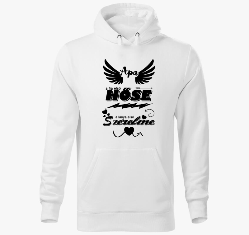 Oče fia szerelme pulover s kapuco