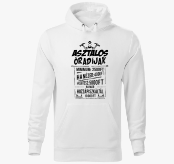 Asztalos pulover s kapuco