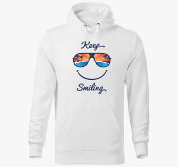 Keep Smiling pulover s kapuco - embereknek