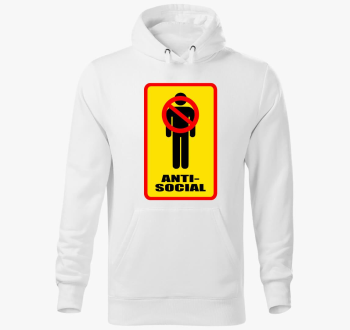 Anti Social pulover s kapuco