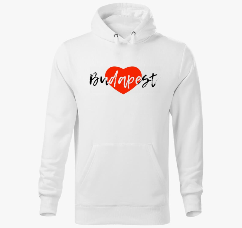 I Love Budapest pulover s kapuco