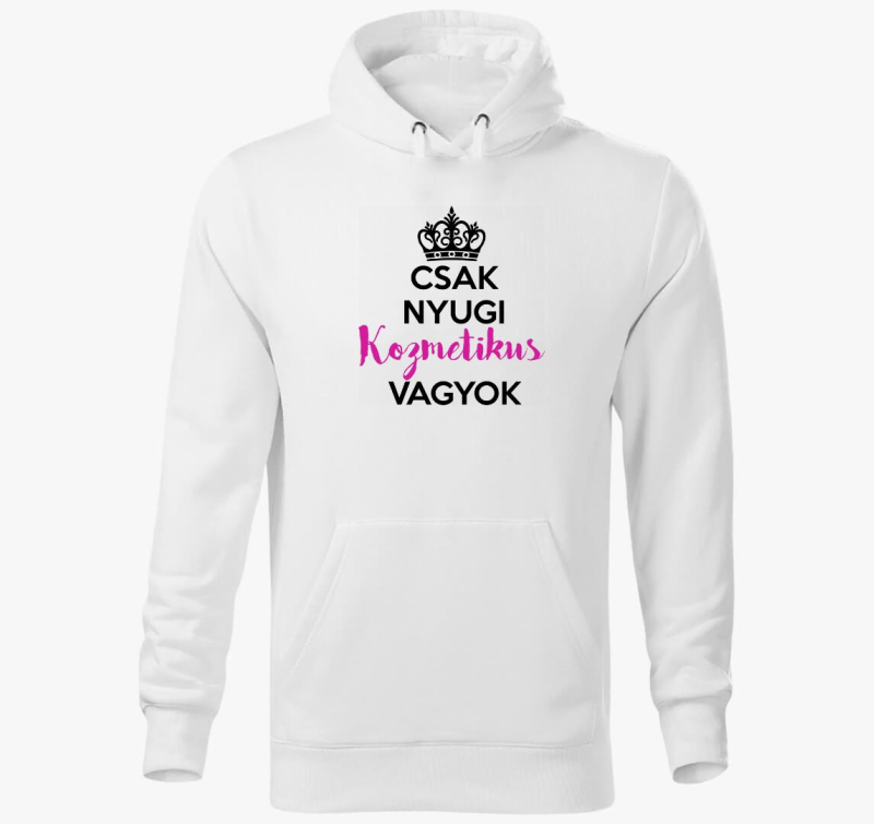 Nyugi kozmetikus sem pulover s kapuco