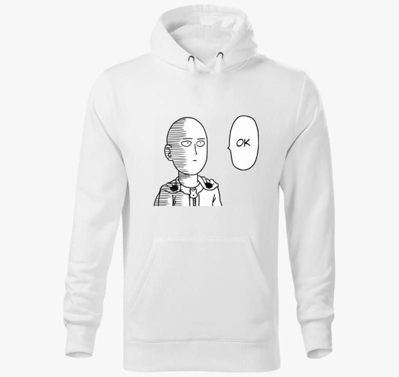 One Punch Man Saitama OK pulover s kapuco