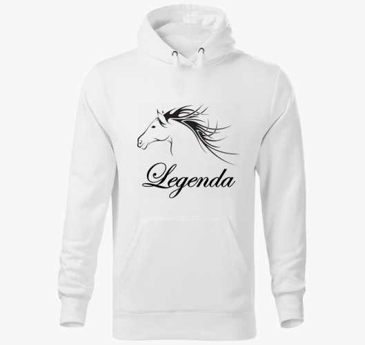 Lovas pulover s kapuco