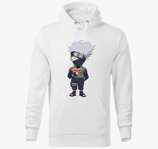 Kakashi chibi pulover s kapuco