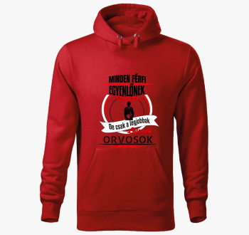 legjobbak lesznek orvosok pulover s kapuco