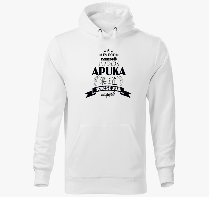 Judos apuka kisfia pulover s kapuco