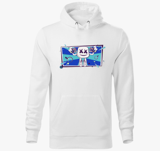 Marshmello pulover s kapuco