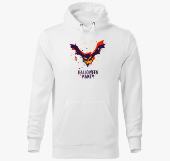 Halloween-es pulover s kapuco