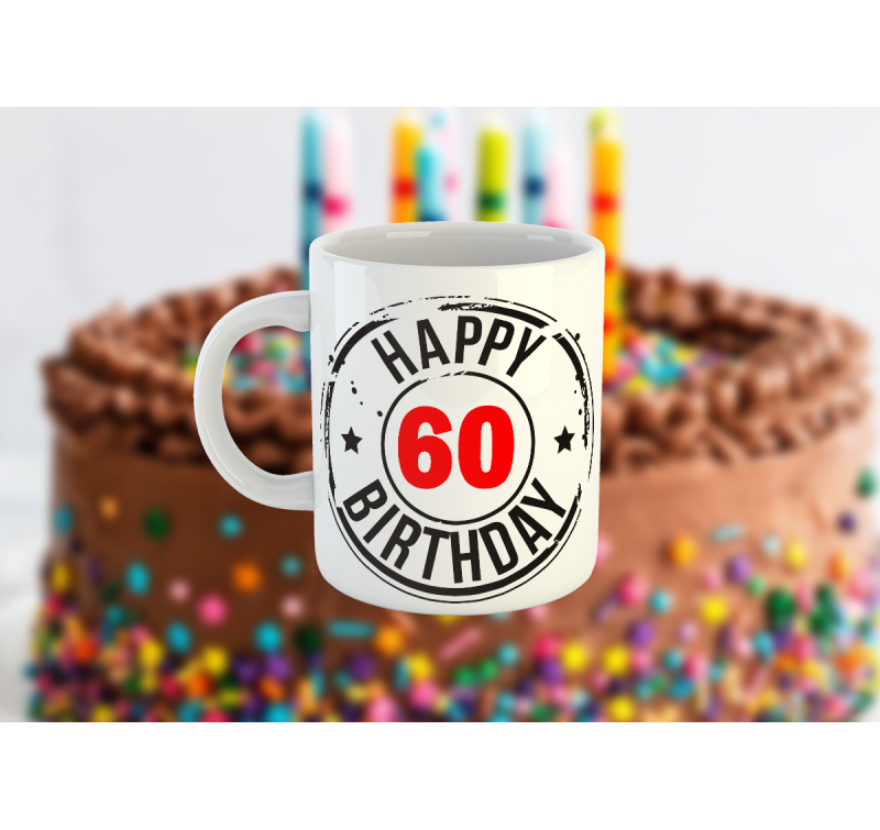 Happy Birthday - skodelica (egyedi