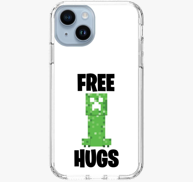 Minecraft free hug ovitek za telefon
