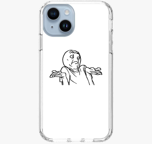 Meme face ovitek za telefon