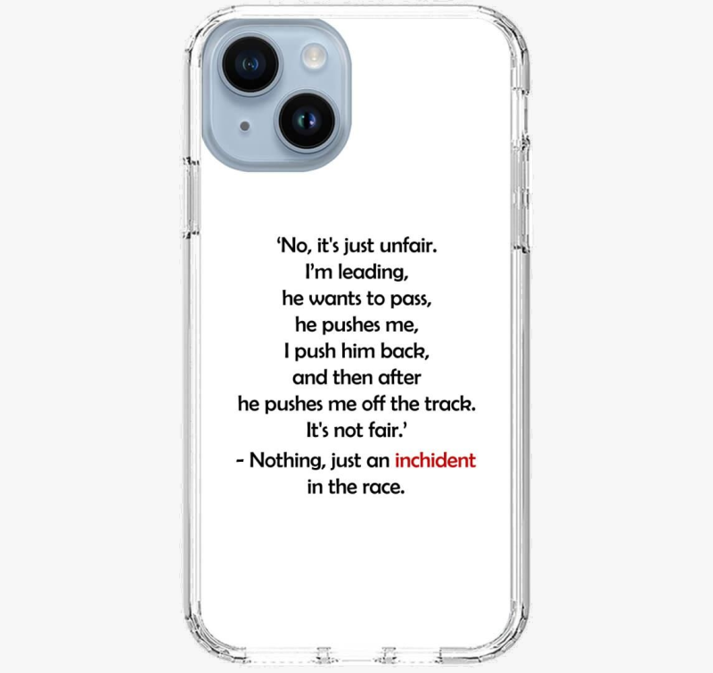 unfair inchident ovitek za telefon