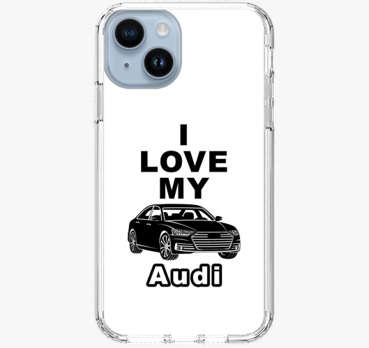 I love my AUDI ovitek za telef...