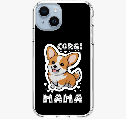 Corgi Mama ovitek za telefon