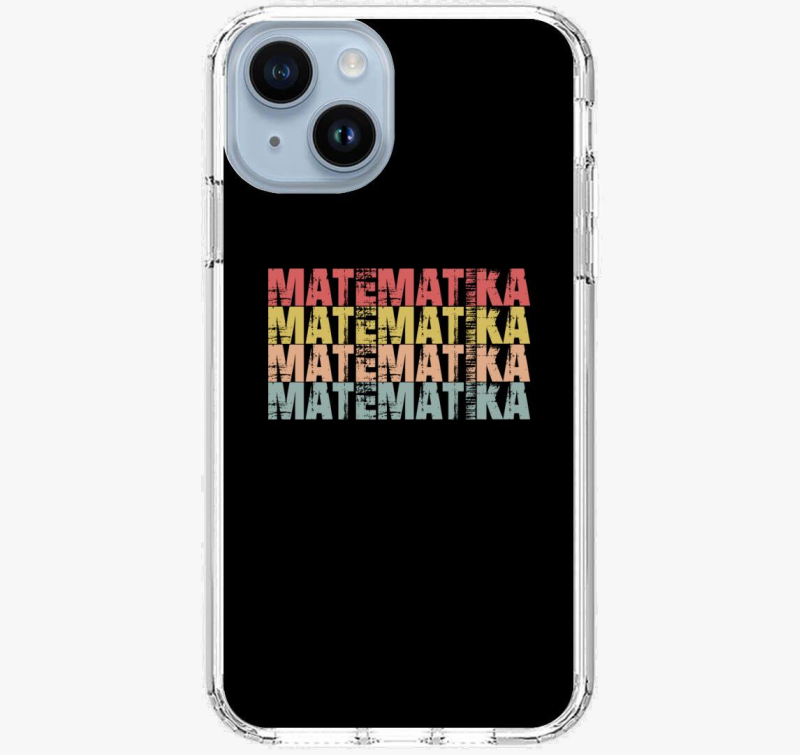 Matematika feliratos ovitek za telefon