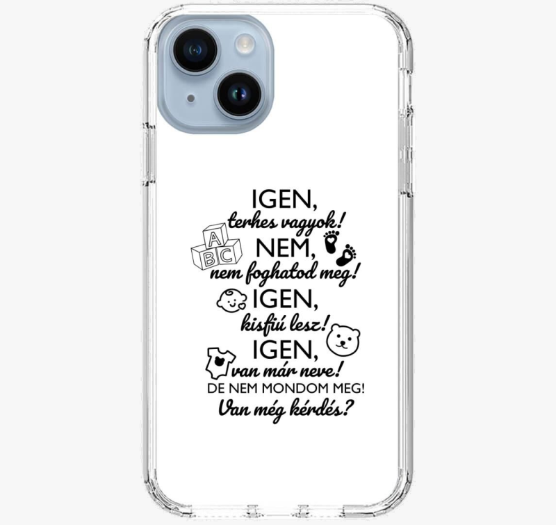 IGEN, terhes sem! ovitek za telefon