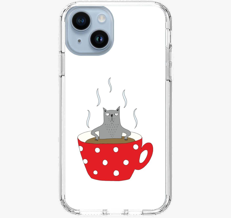 siva macska - ovitek za telefon