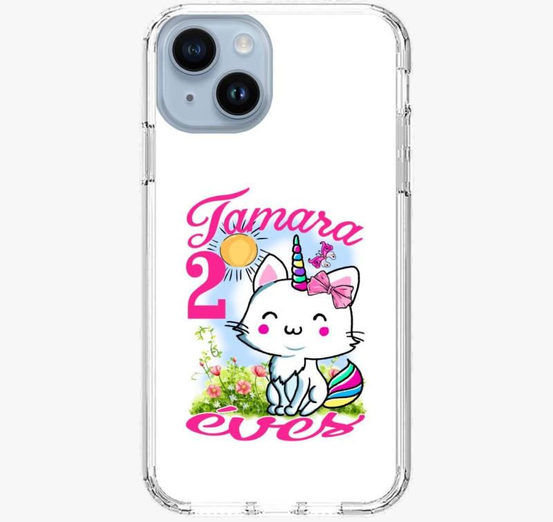 Unikornis cica gyerek ovitek za telefon