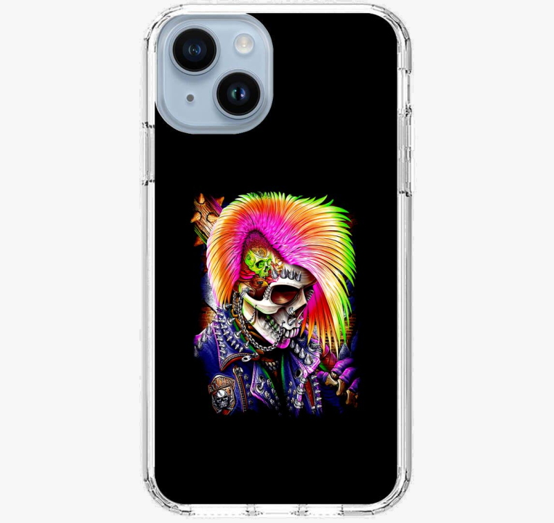 punk koponya ovitek za telefon