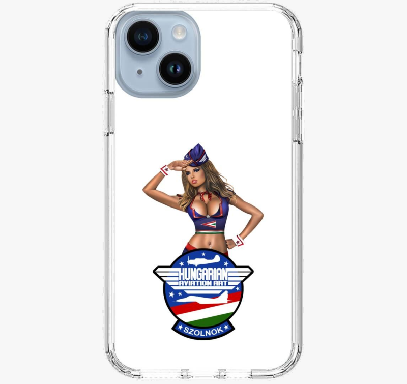 Hungarian Aviation Art Patch Girl ovitek za telefon