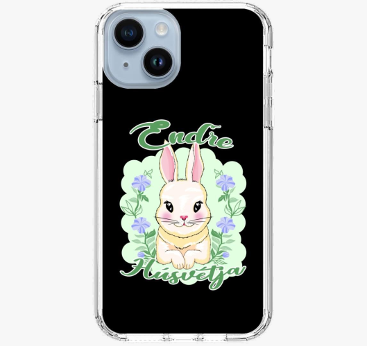 Nyuszi fant ovitek za telefon